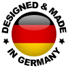 Entwickelt und hergestellt in Deutschland